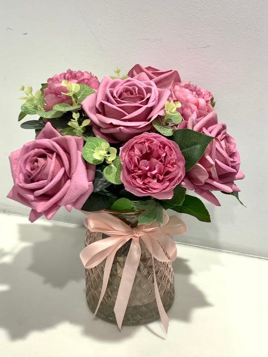 Pink Vase silk arrangement