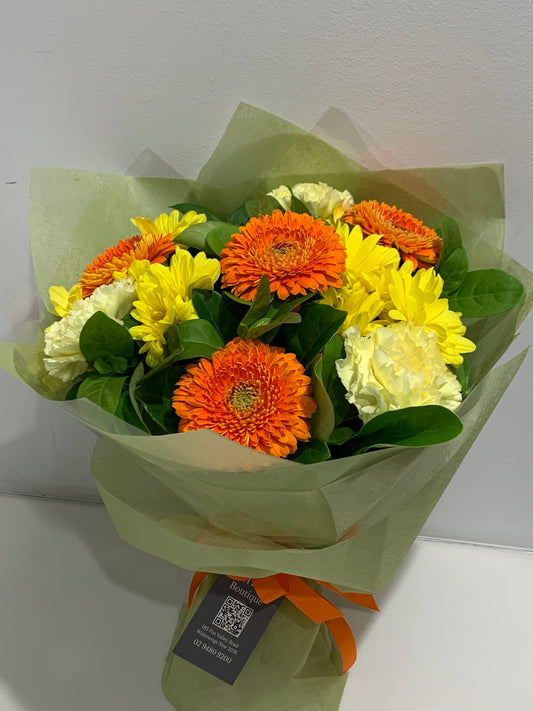 Posy of bright flowers