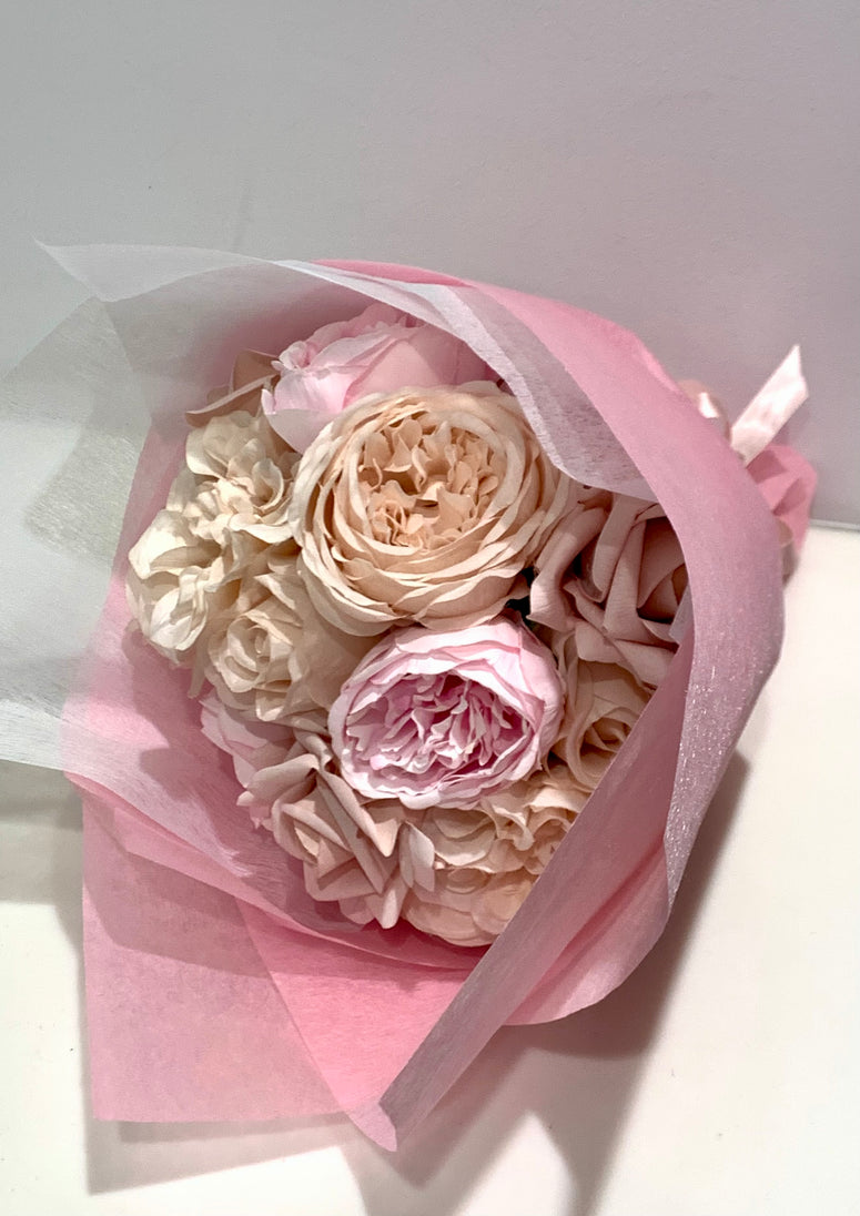 Pink Silk Rose mix bouquet