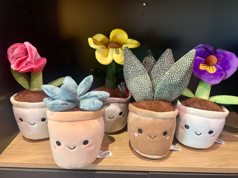 Plush flower pots