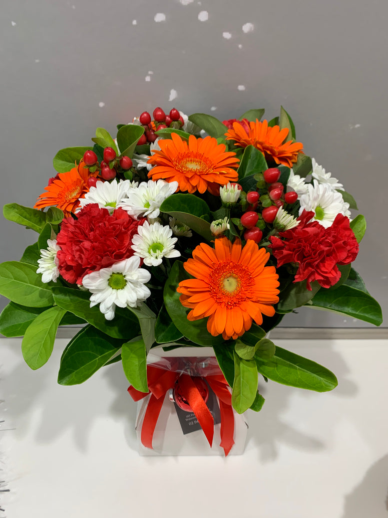 Christmas Vase Display