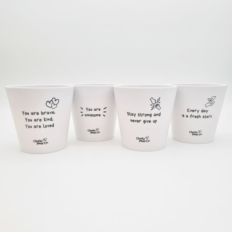 Positive message pots
