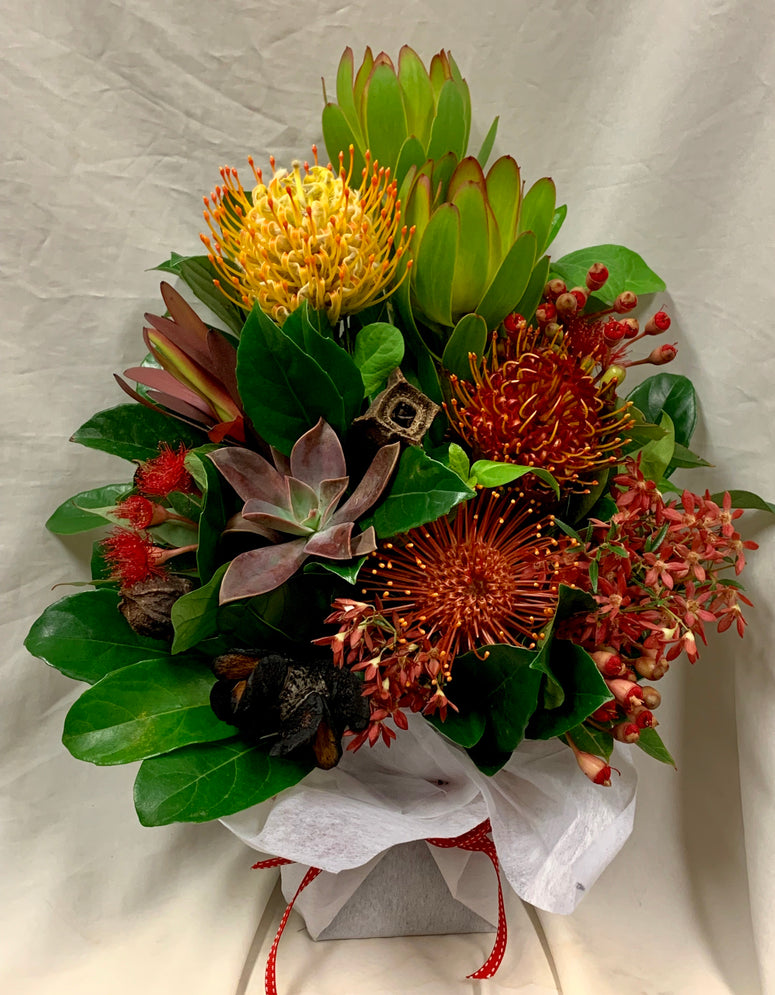Christmas Native Posy Pot