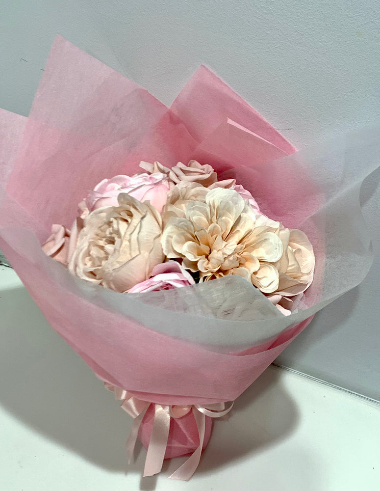 Pink Silk Rose mix bouquet