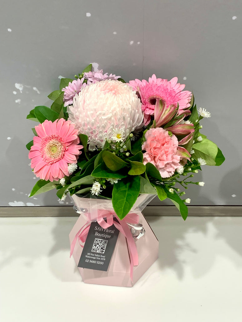 Pink Posy Vase