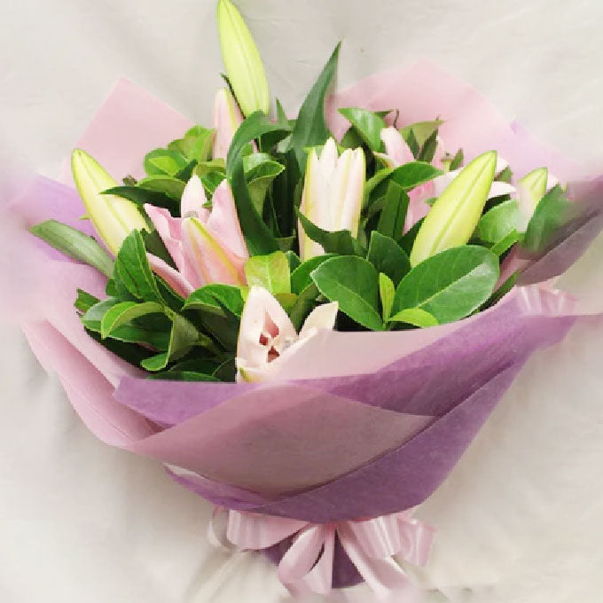 Bouquet of Pink Orientals