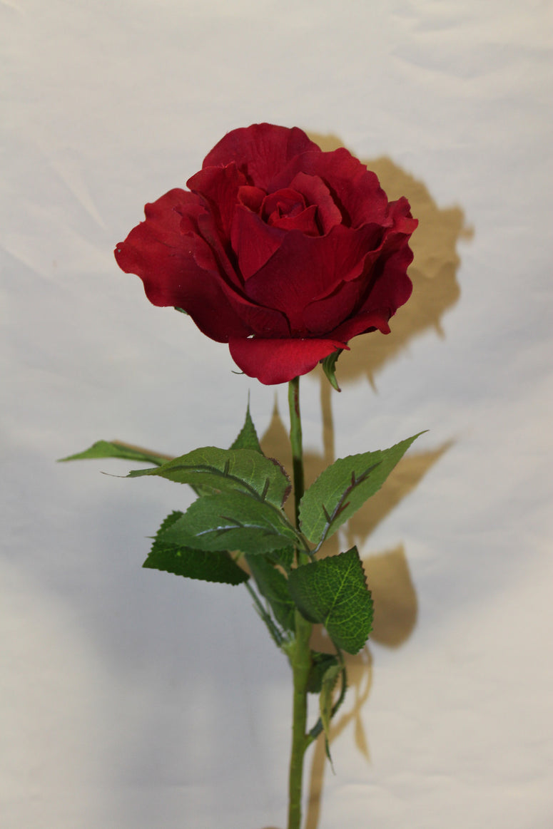Silk Red Rose