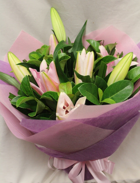 Bouquet of Pink Orientals