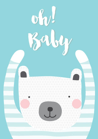 new baby greeting card for new parents at SAH Floral Boutique