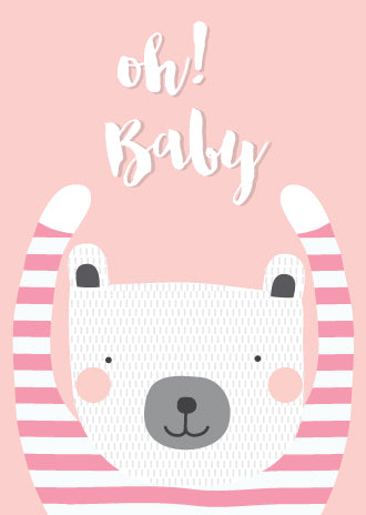 new baby greeting card for new parents at SAH Floral Boutique
