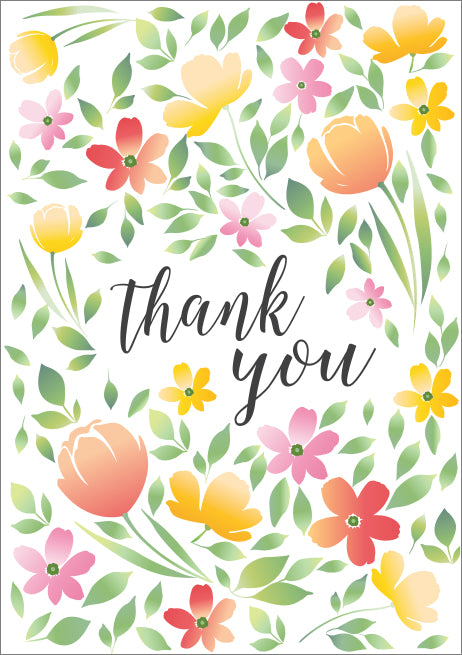 thank you card at SAH Floral Boutique